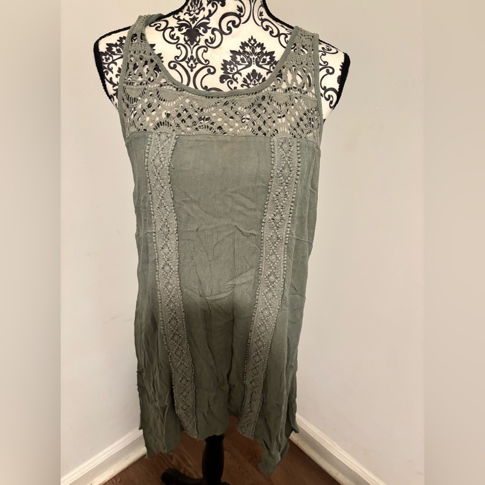 Maurice’s Elegant Olive Lace Women's Top